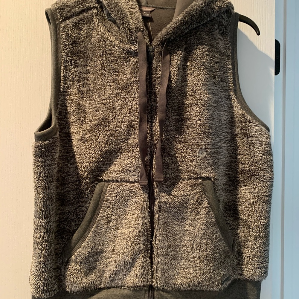 NWT Eddie Bauer Gray Heaven Plush Fleece Vest XL